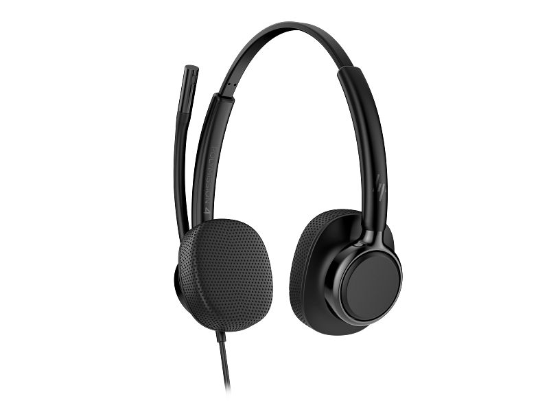 HP Poly Mission 425 Stereo USB Wired Headset Black