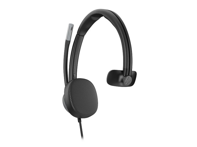 HP Poly Mission 615 Monaural USB Wired Headset Black
