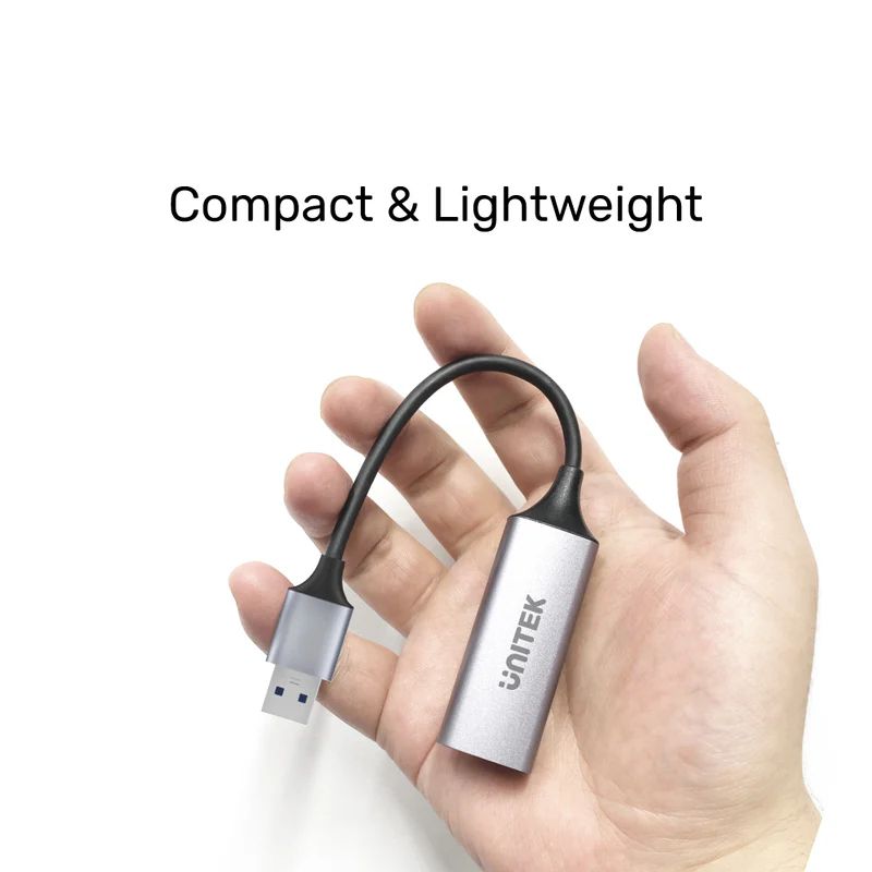 Unitek USB 3.0 to Gigabit Ethernet Adapter Space Grey