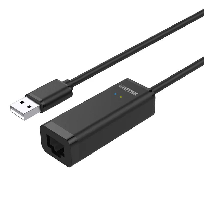 Unitek USB 2.0 to Ethernet Adapter Black