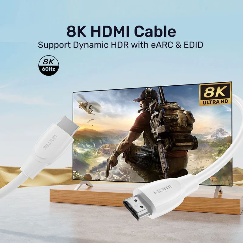 Unitek HDMI to HDMI 8K Cable 5m White