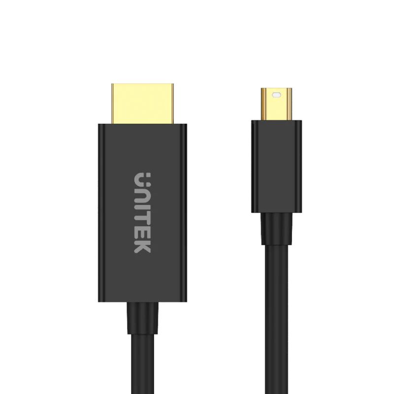 Unitek 4K 30Hz Mini DisplayPort to HDMI 1.4 Cable 2m Black