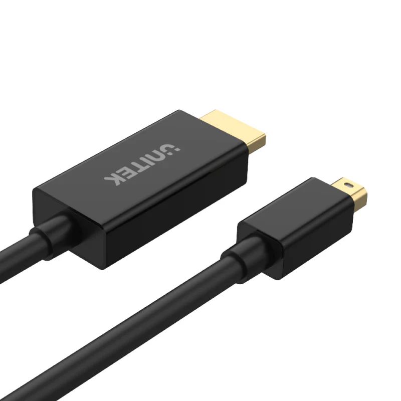 Unitek 4K 30Hz Mini DisplayPort to HDMI 1.4 Cable 2m Black