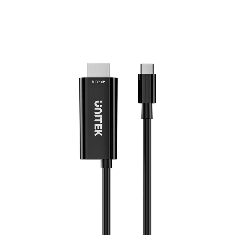 Unitek USB-C to HDMI 4K 60Hz Cable with PD 100W 2m Black