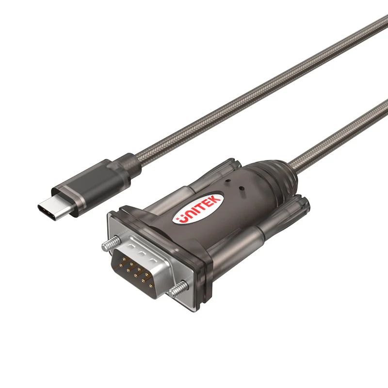 Unitek USB-C to Serial RS232 Cable 1,5m Transparent