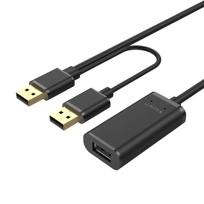Unitek USB 2.0 Active Extension Cable 10m Black
