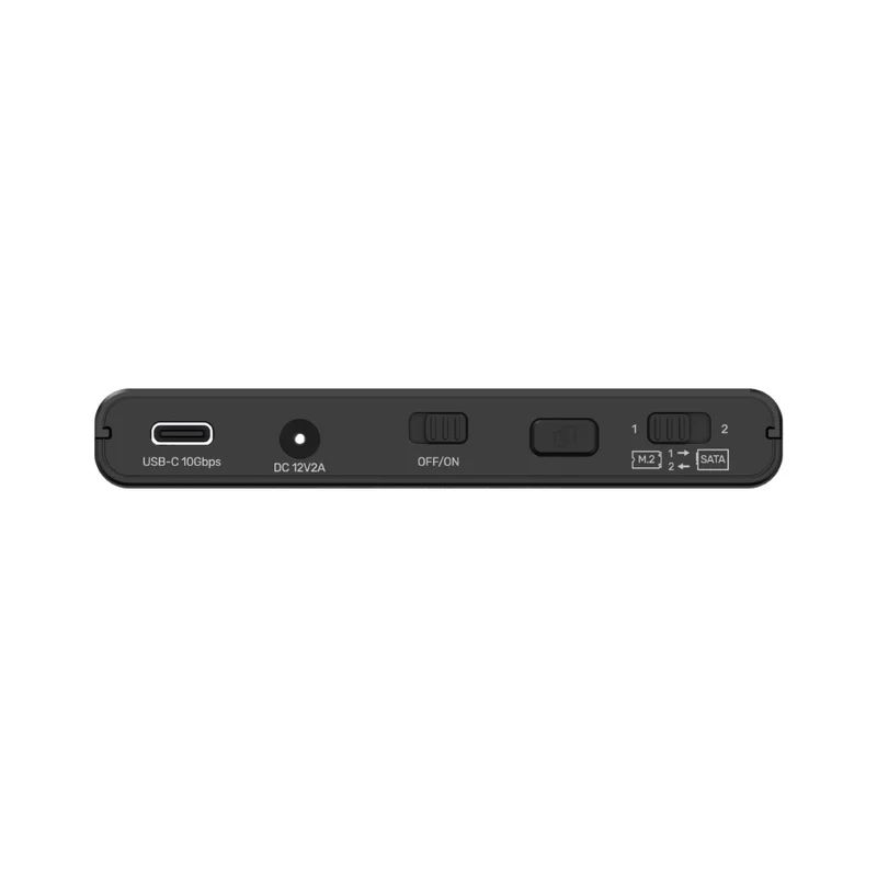 Unitek SolidForce+ USB-C to PCIe/NVMe M.2 SSD Enclosure plus SATA III Adapter with Offline Clone
