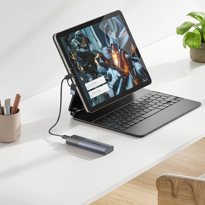 Unitek SolidForce Smart Anti-loss M.2 SSD Enclosure Space Grey