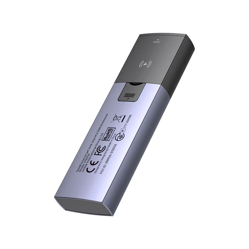 Unitek SolidForce Smart Anti-loss M.2 SSD Enclosure Space Grey