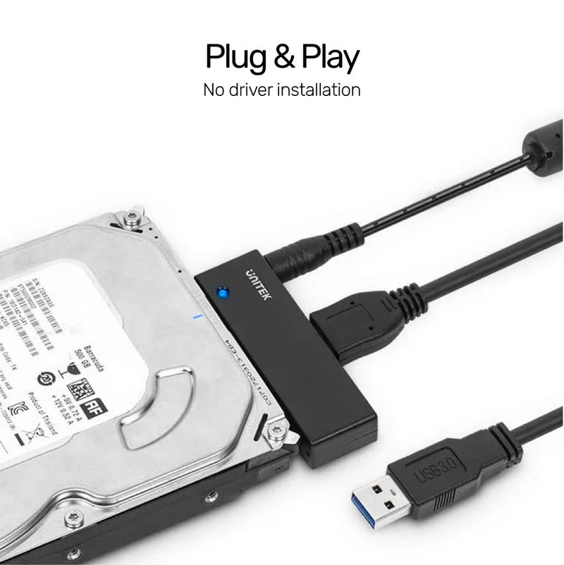 Unitek USB 3.0 to SATA III Adapter Black