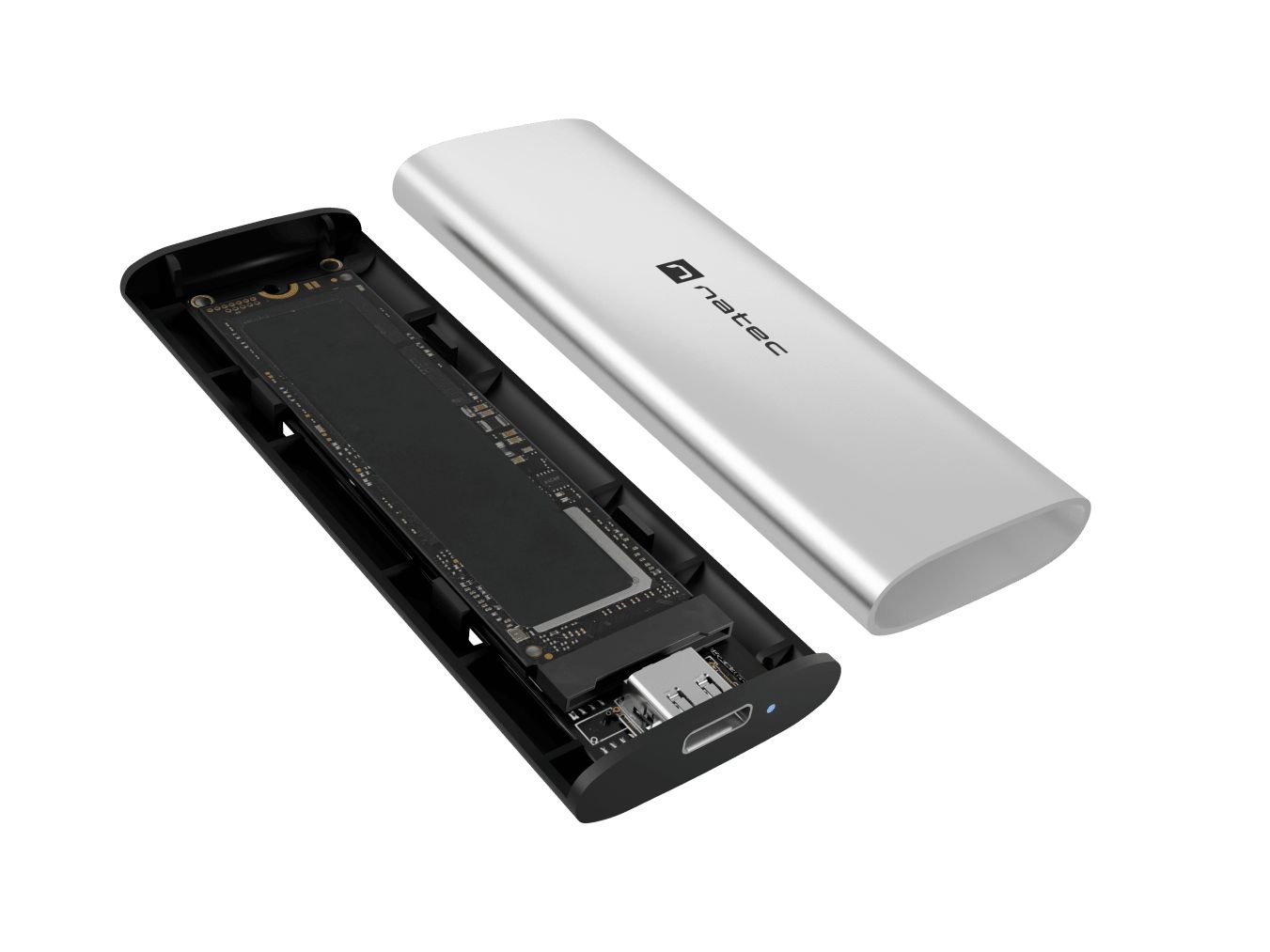 natec Rhino M.2 NVMe Lite Silver