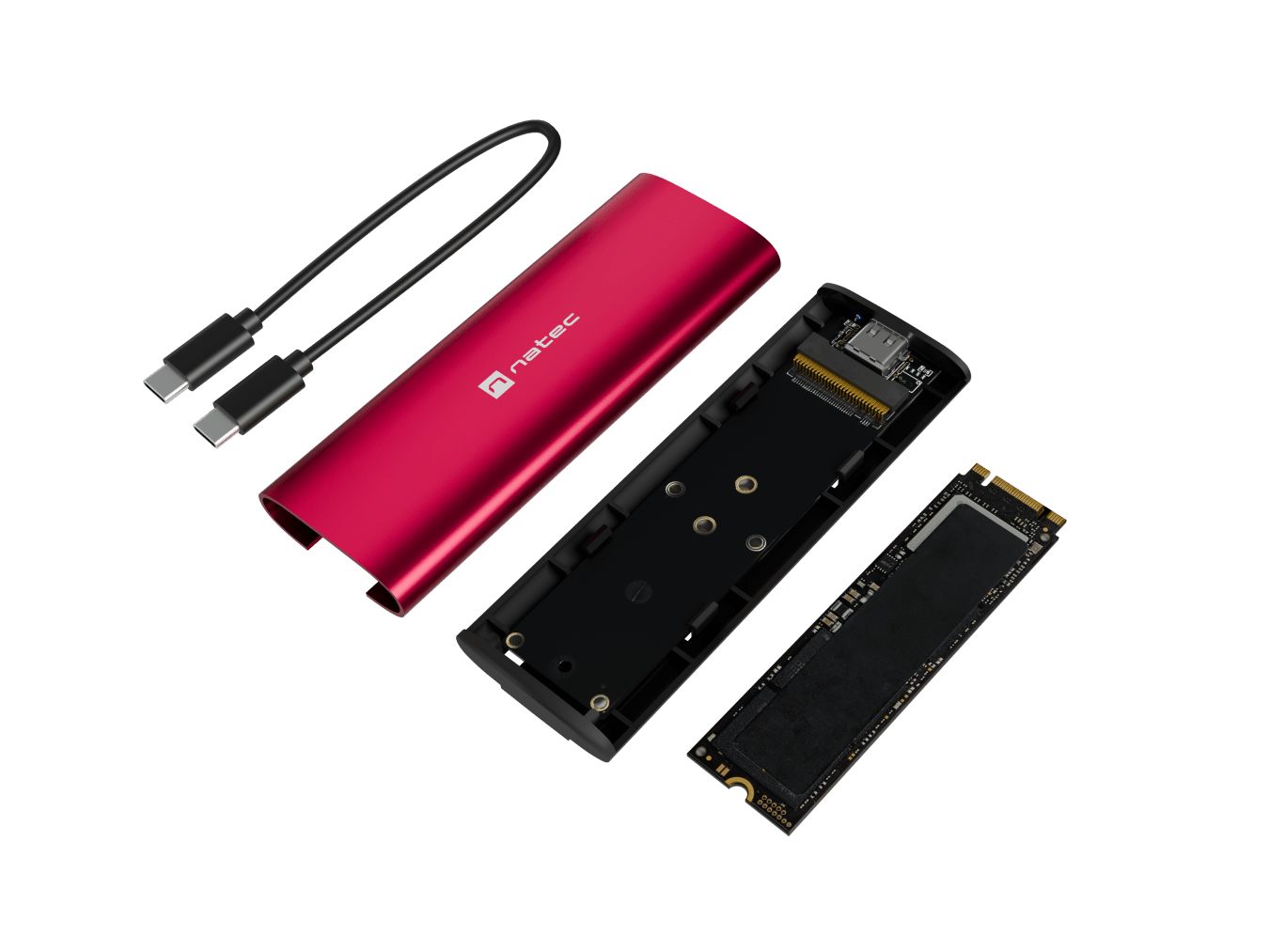 natec Rhino M.2 NVMe Lite Red