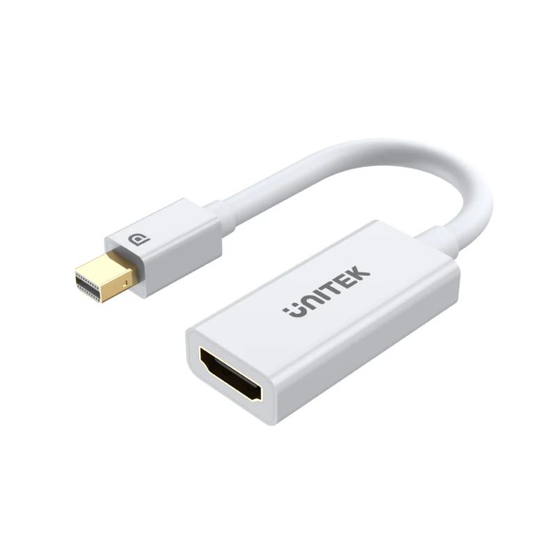 Unitek Mini DisplayPort to HDMI 1.4 Adapter 4K 30Hz White