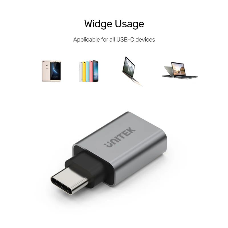 Unitek USB-C to USB-A Adapter Space Grey