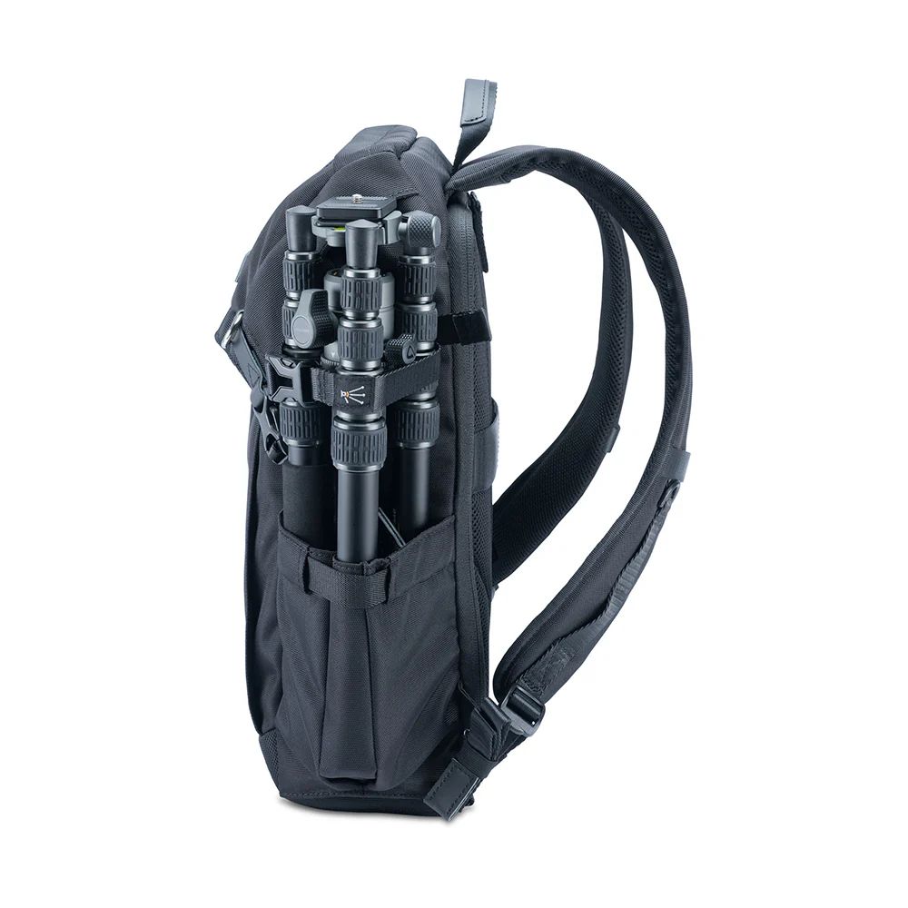 Vanguard VEO GO 42M BK Camera Backpack – Slim Mirrorless Camera Backpack with Rear Access, Tablet Storage & Travel Tripod Carry Black