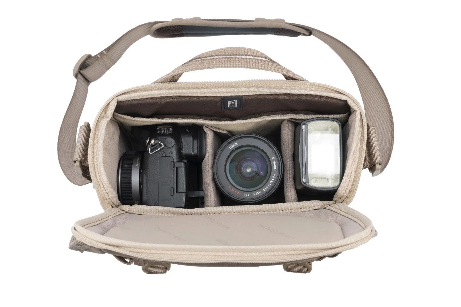 Vanguard Veo range 21M BG 5 Litre Small Shoulder Bag for Mirrorless - Stone Brown