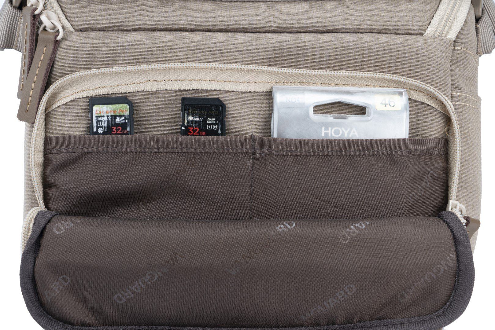 Vanguard Veo range 21M BG 5 Litre Small Shoulder Bag for Mirrorless - Stone Brown