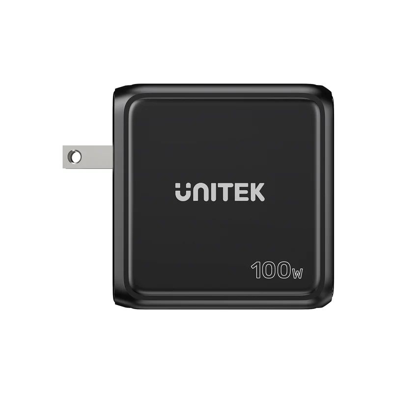 Unitek Rexo 100W 4-Port GaN Charger with Smart Display Black
