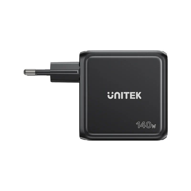 Unitek Rexo 140W 4-Port GaN Charger with Smart Display Black