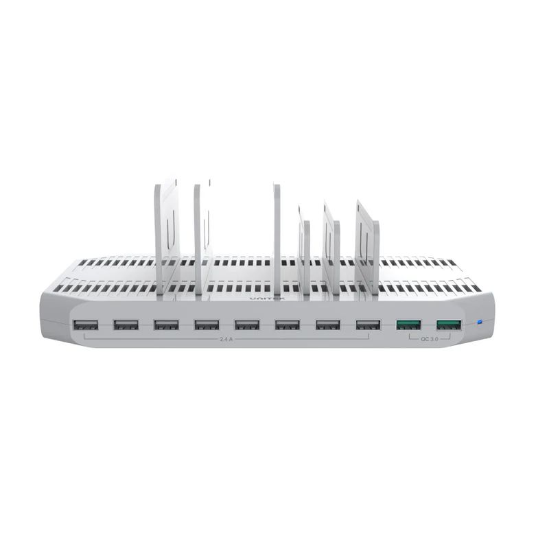 Unitek USB Charging Station 10 Port QC 3.0 96W White