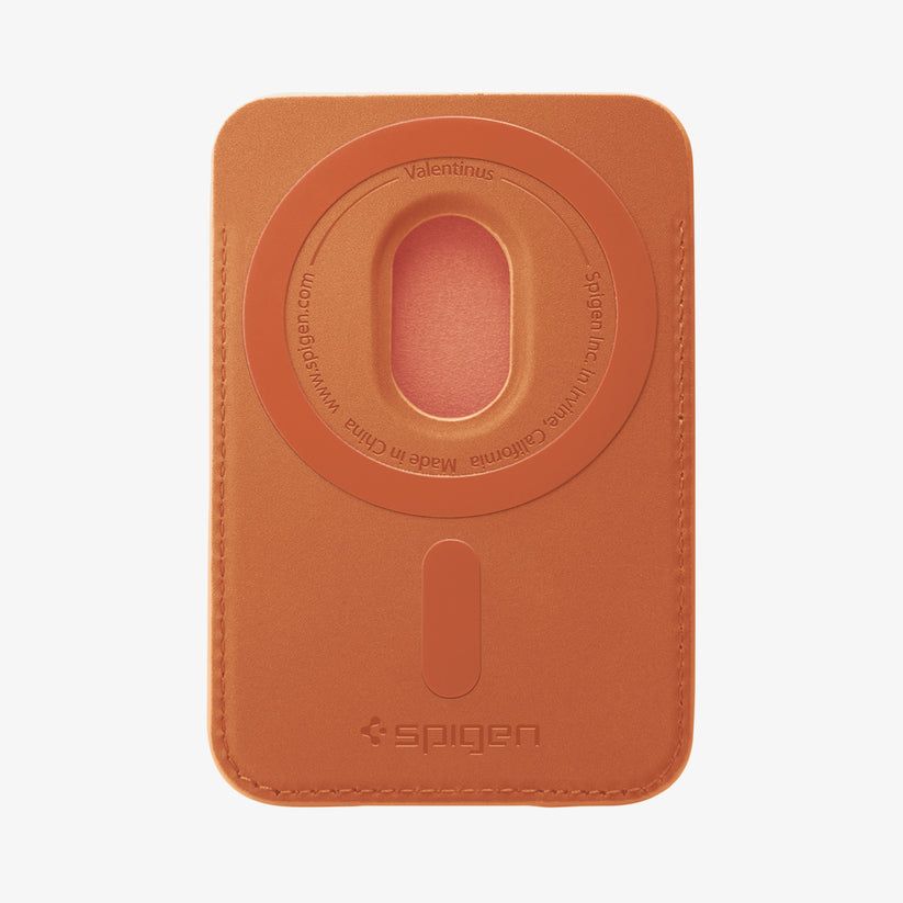 Spigen Valentinus MagSafe Wallet 3 Card Metallic Orange