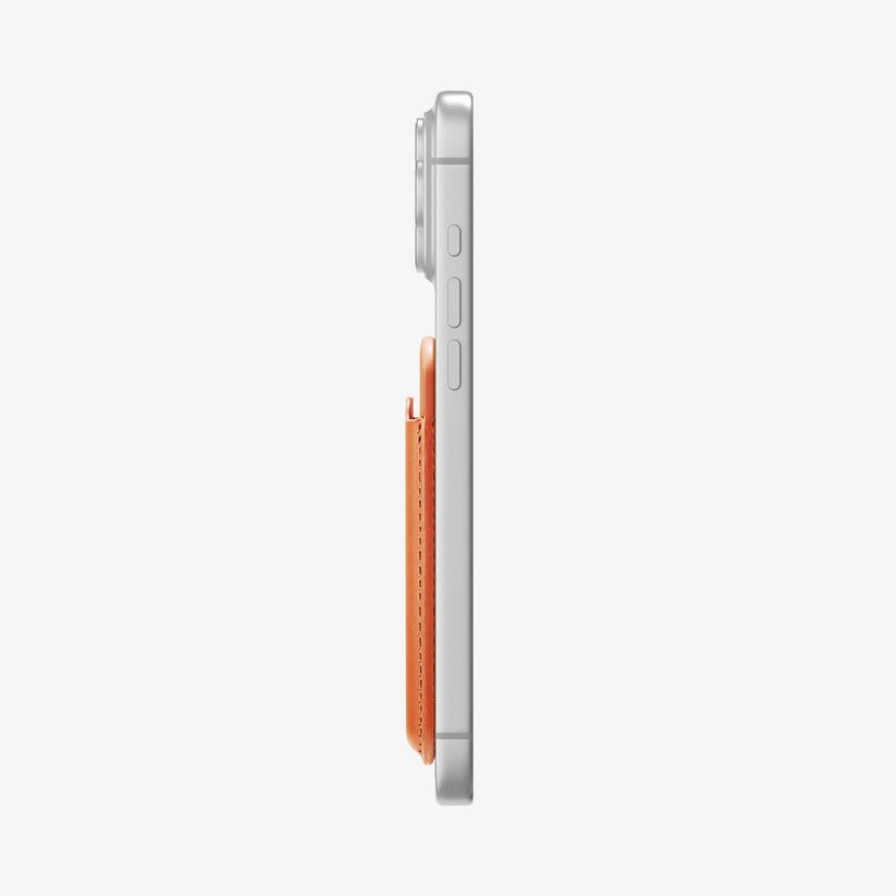 Spigen Valentinus MagSafe Wallet 3 Card Metallic Orange