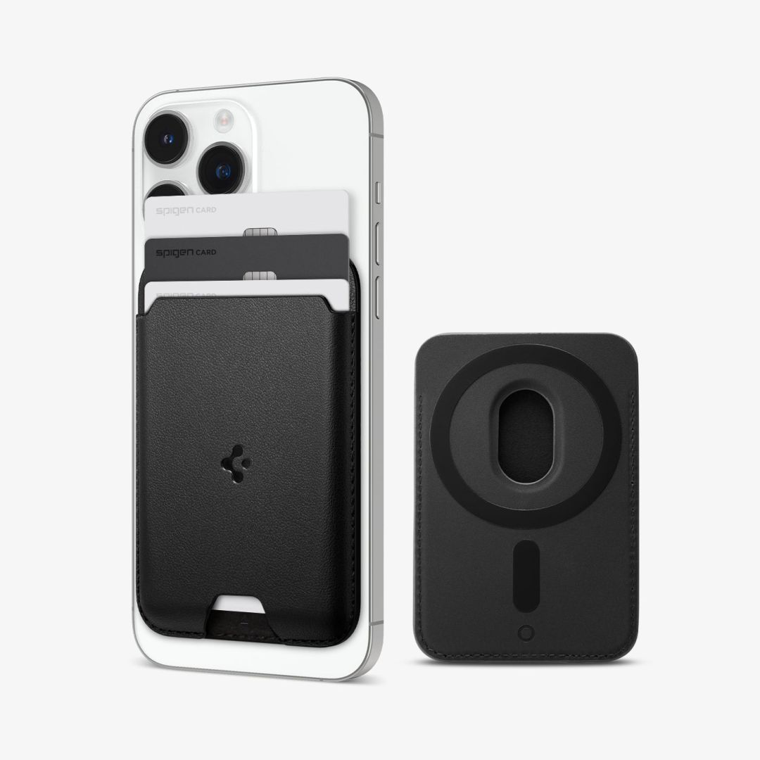 Spigen Valentinus Wallet Magsafe 3 card Black