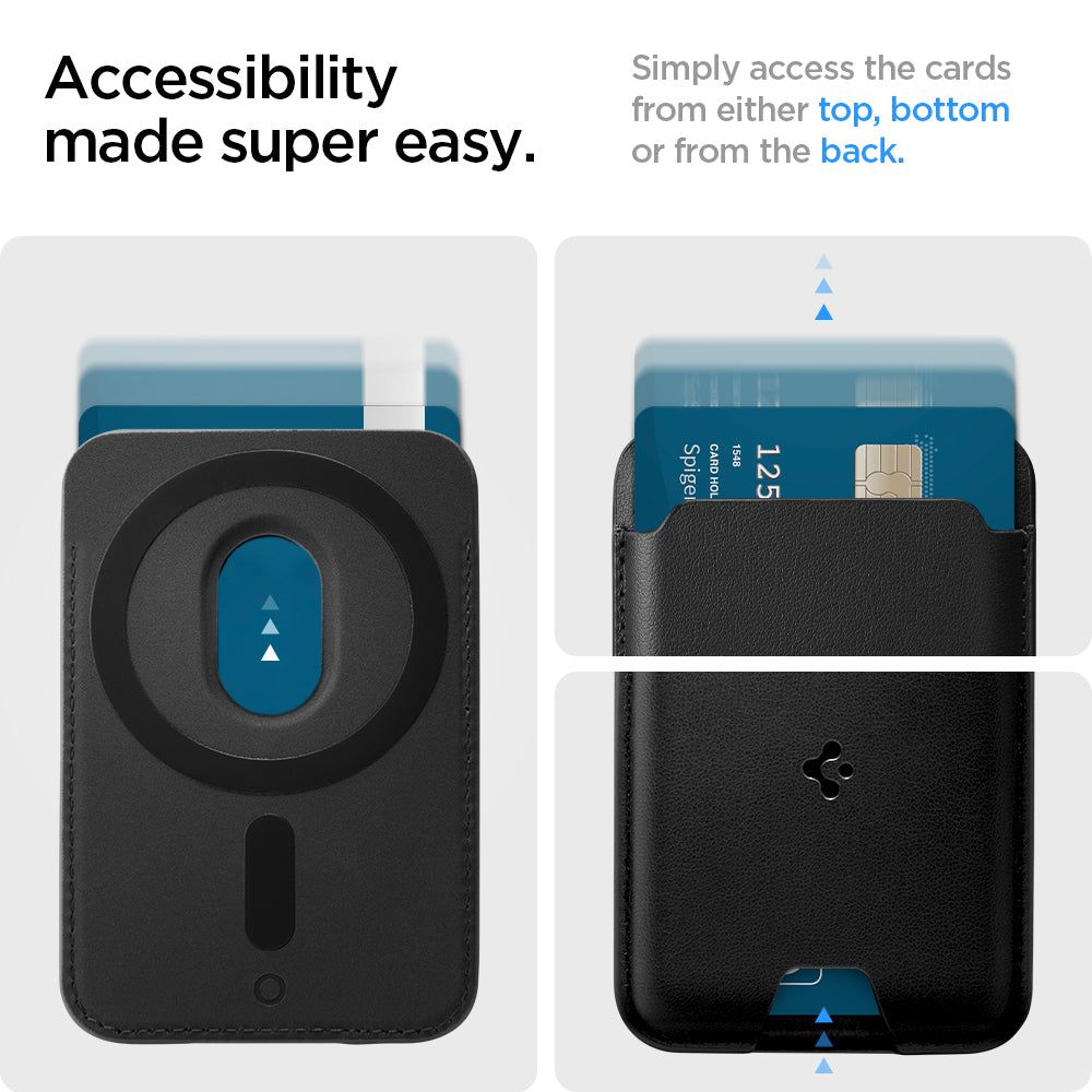 Spigen Valentinus Wallet Magsafe 3 card Black