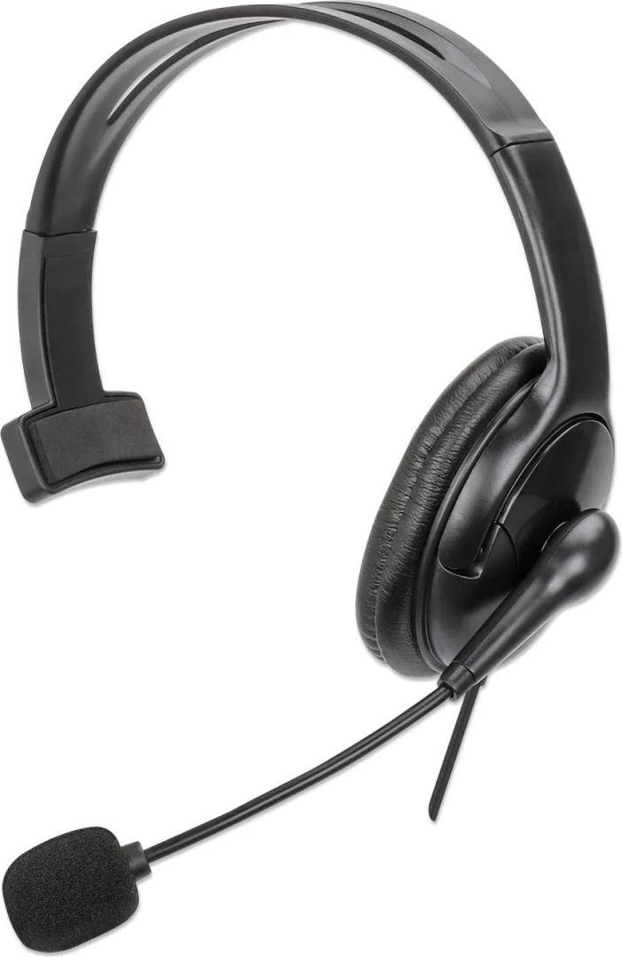 Manhattan Mono USB Headset Black
