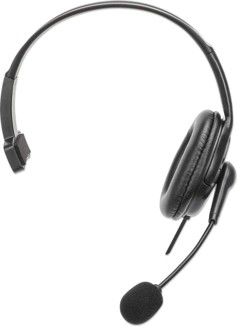 Manhattan Mono USB Headset Black