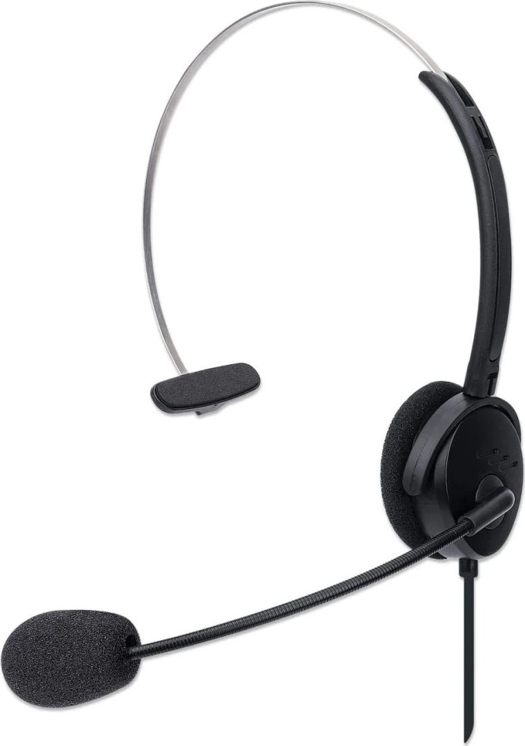 Manhattan Mono USB Headset Black