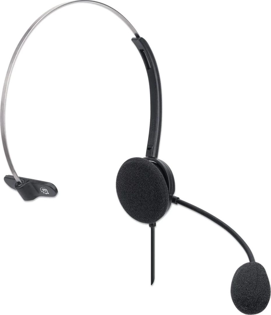 Manhattan Mono USB Headset Black