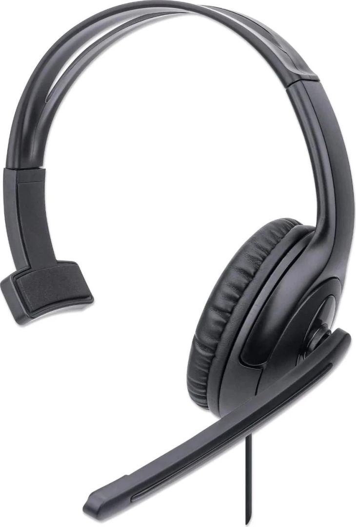 Manhattan Mono USB Headset Black