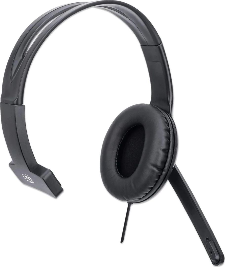 Manhattan Mono USB Headset Black
