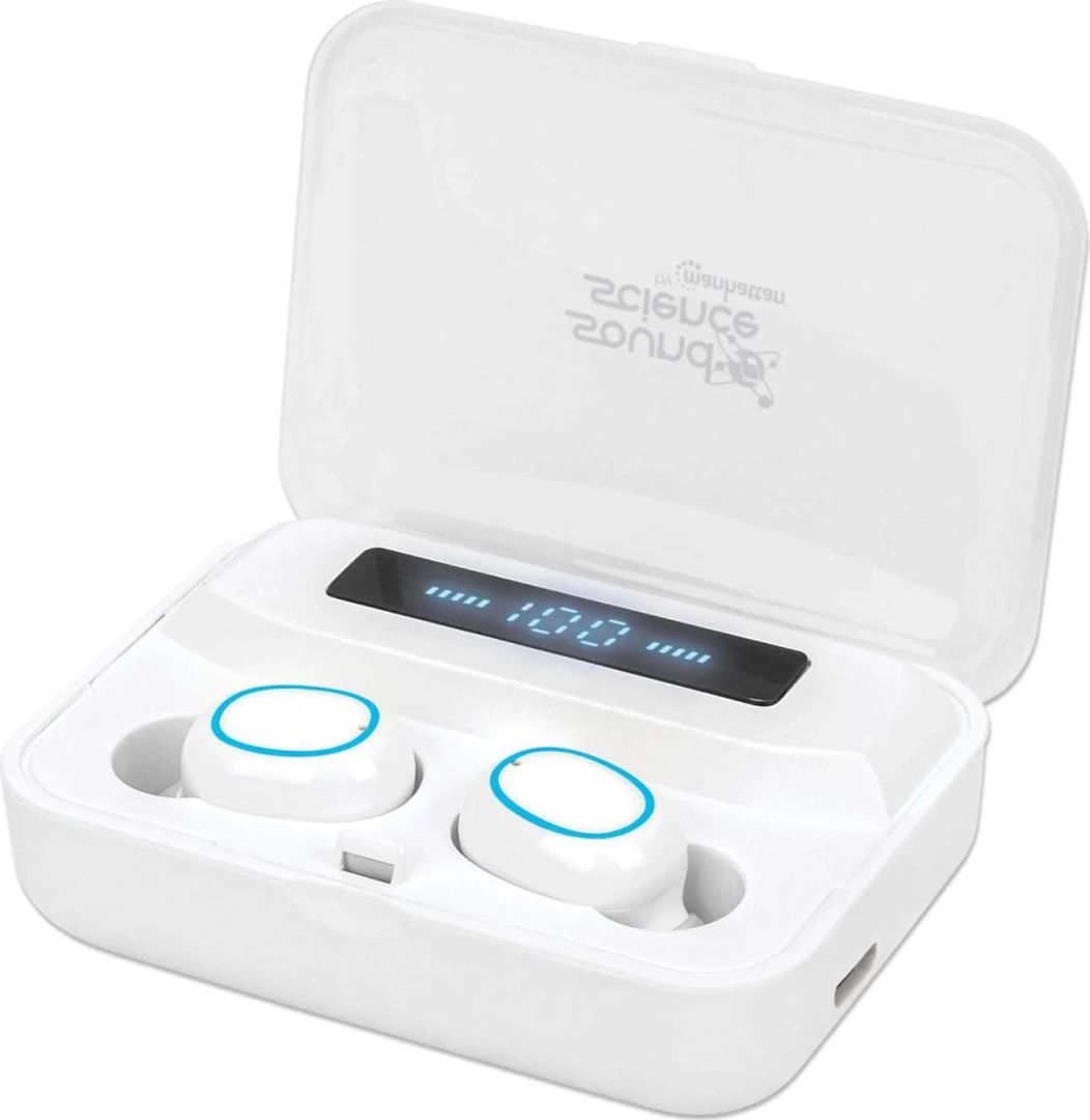 Manhattan Sound Science True Wireless Headset White/Blue