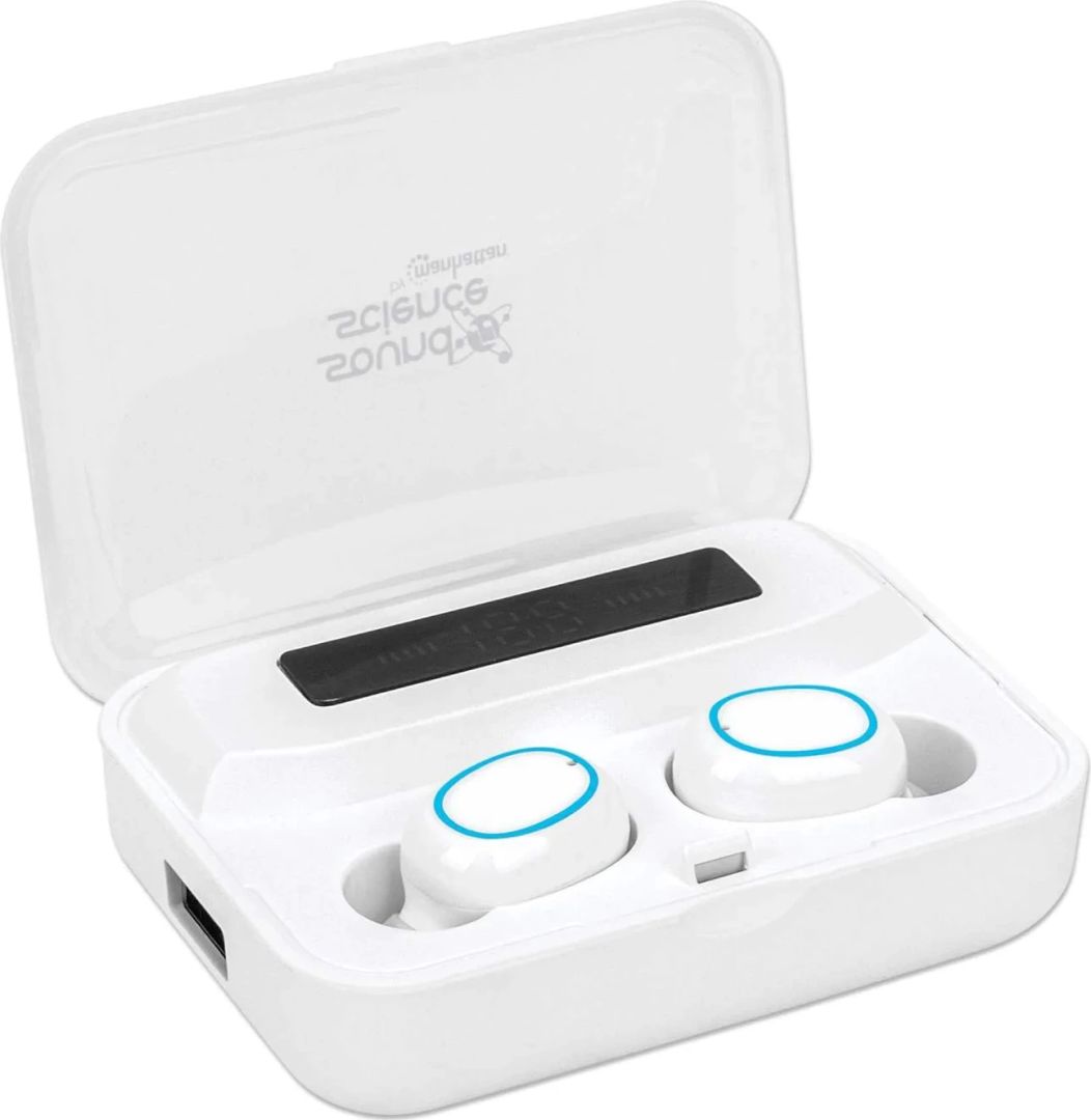 Manhattan Sound Science True Wireless Headset White/Blue