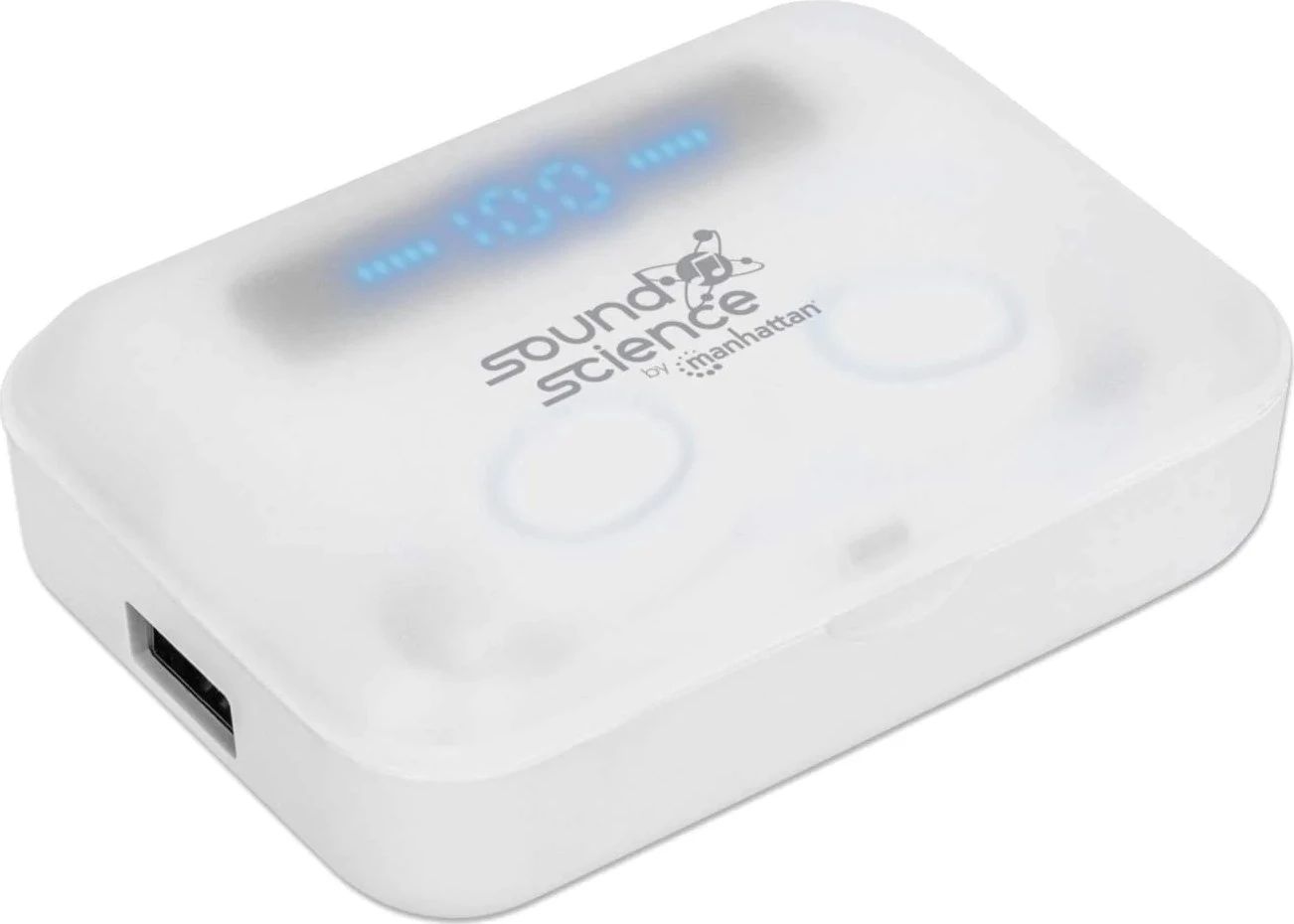 Manhattan Sound Science True Wireless Headset White/Blue