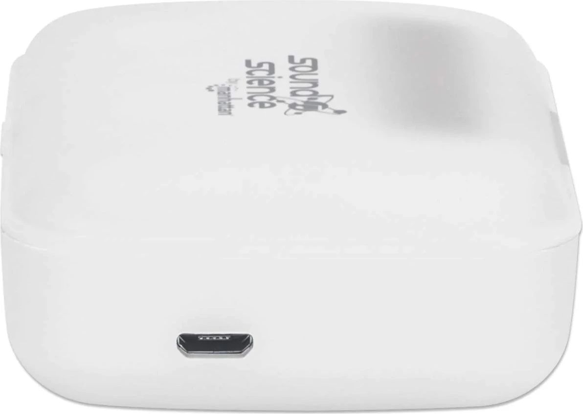 Manhattan Sound Science True Wireless Headset White/Blue