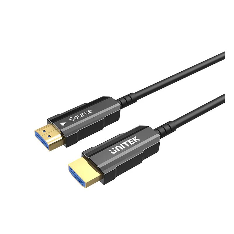 Unitek HDMI Fiber Optic Cable 4K 60Hz 20m Black
