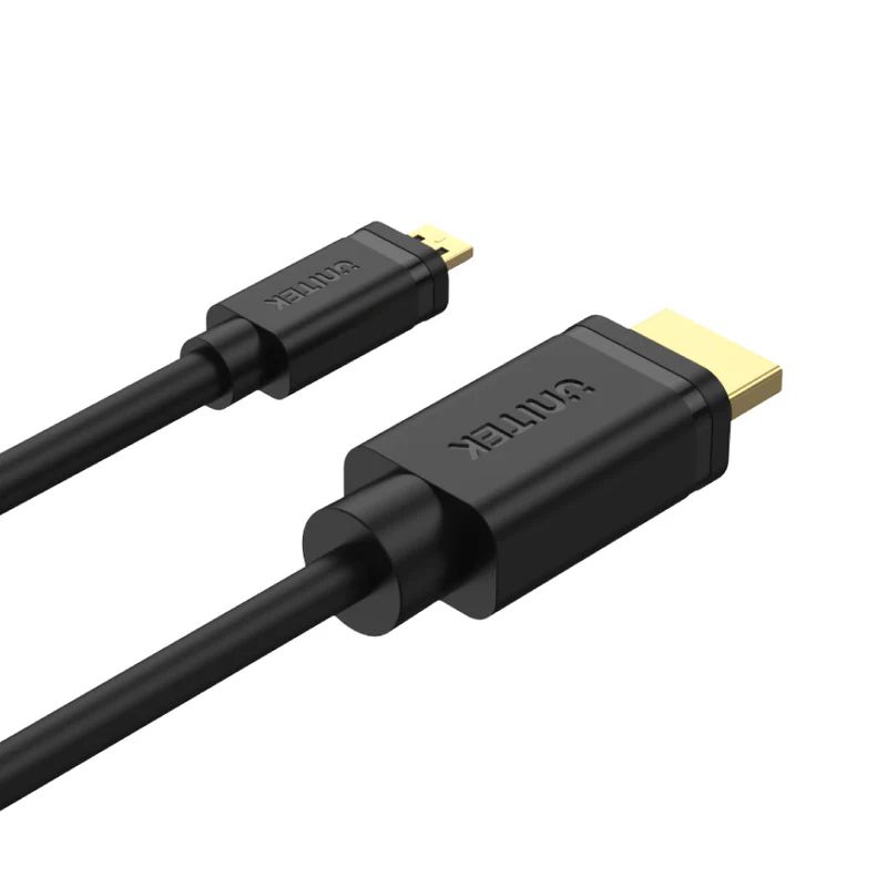 Unitek Micro HDMI to HDMI 4K 60Hz High Speed Cable 2m Black