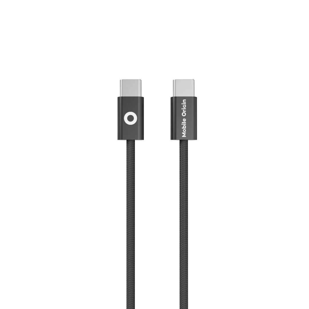 Mobile Origin CB11 60W UltraSlim USB-C to USB-C Cable 1m Black