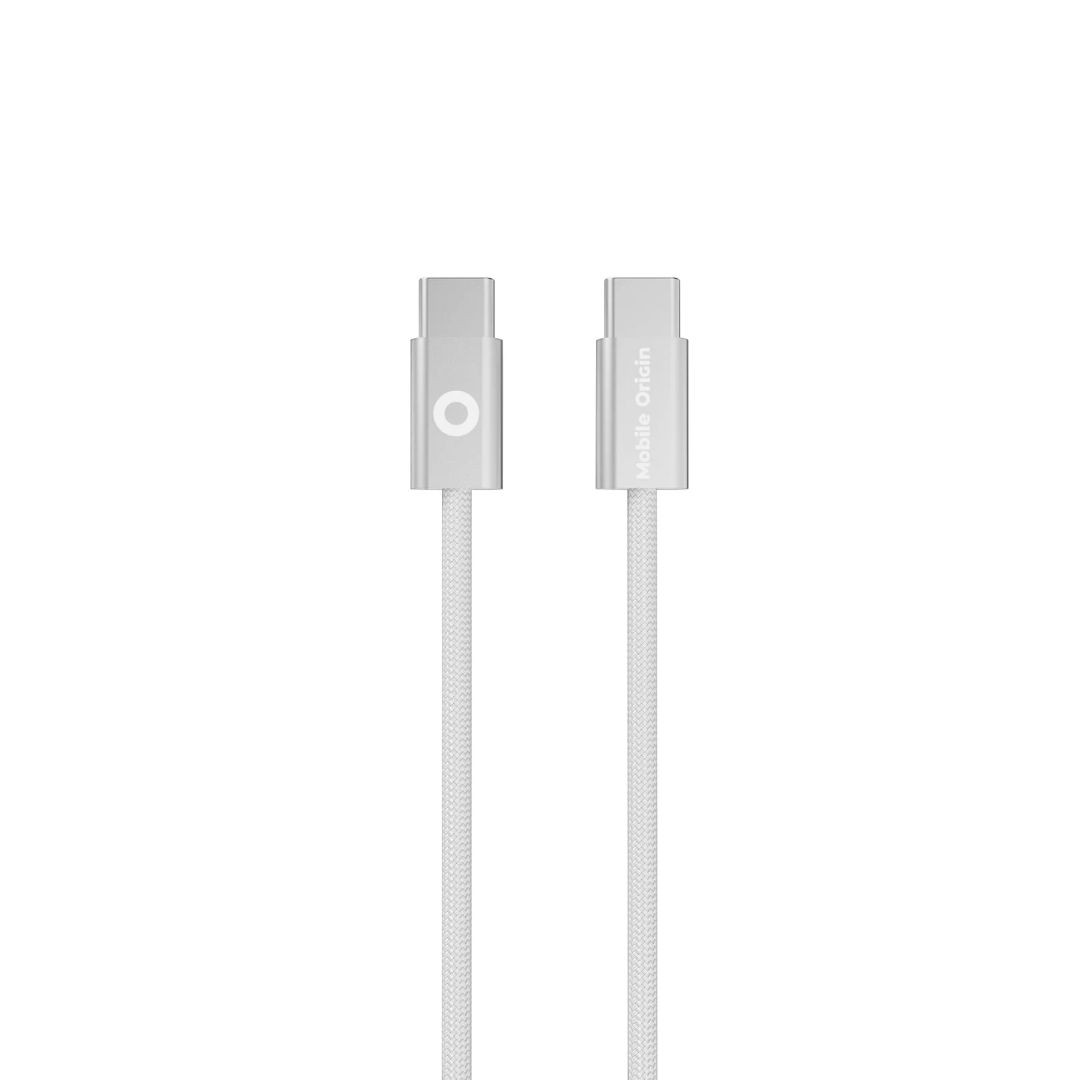 Mobile Origin CB11 60W UltraSlim USB-C to USB-C Cable 1m White