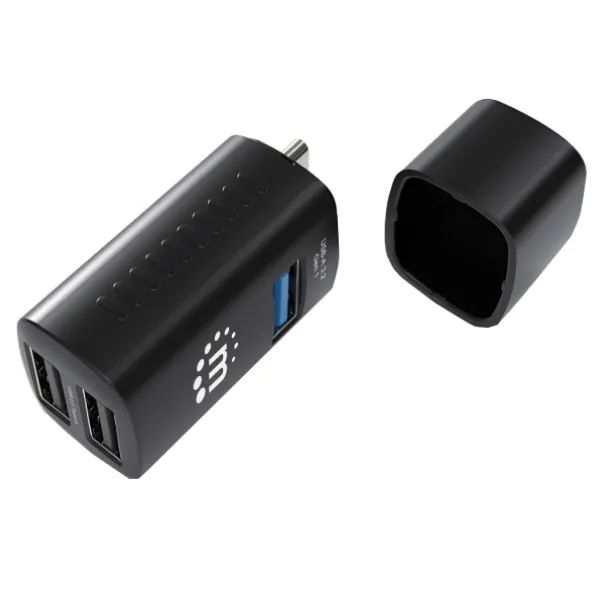 Manhattan 3-Port USB 2.0 HUB Black
