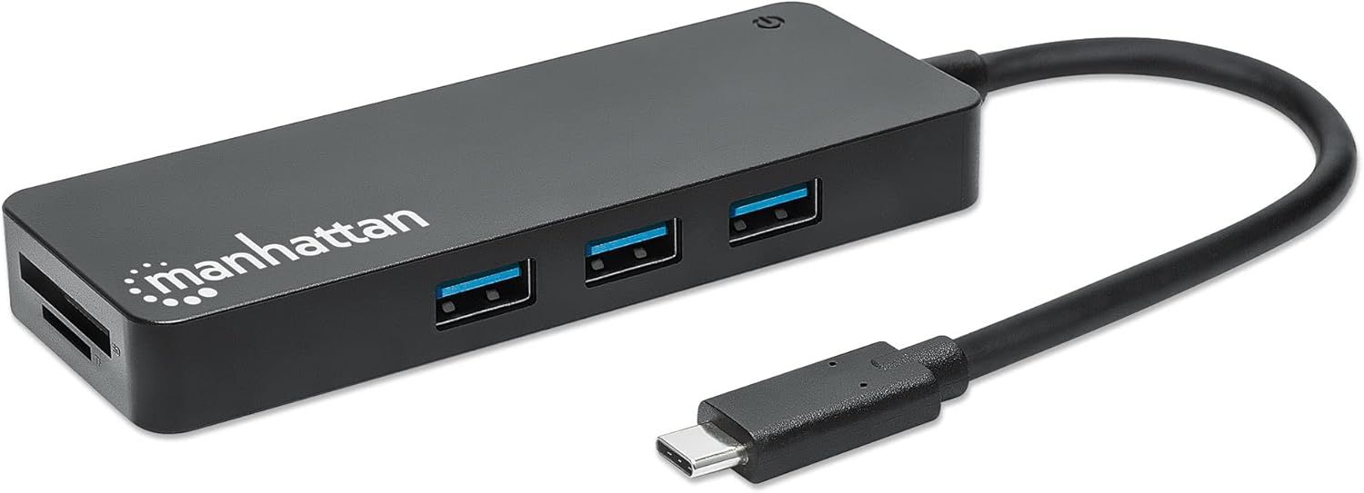 Manhattan 3-Port USB 3.0 HUB Black