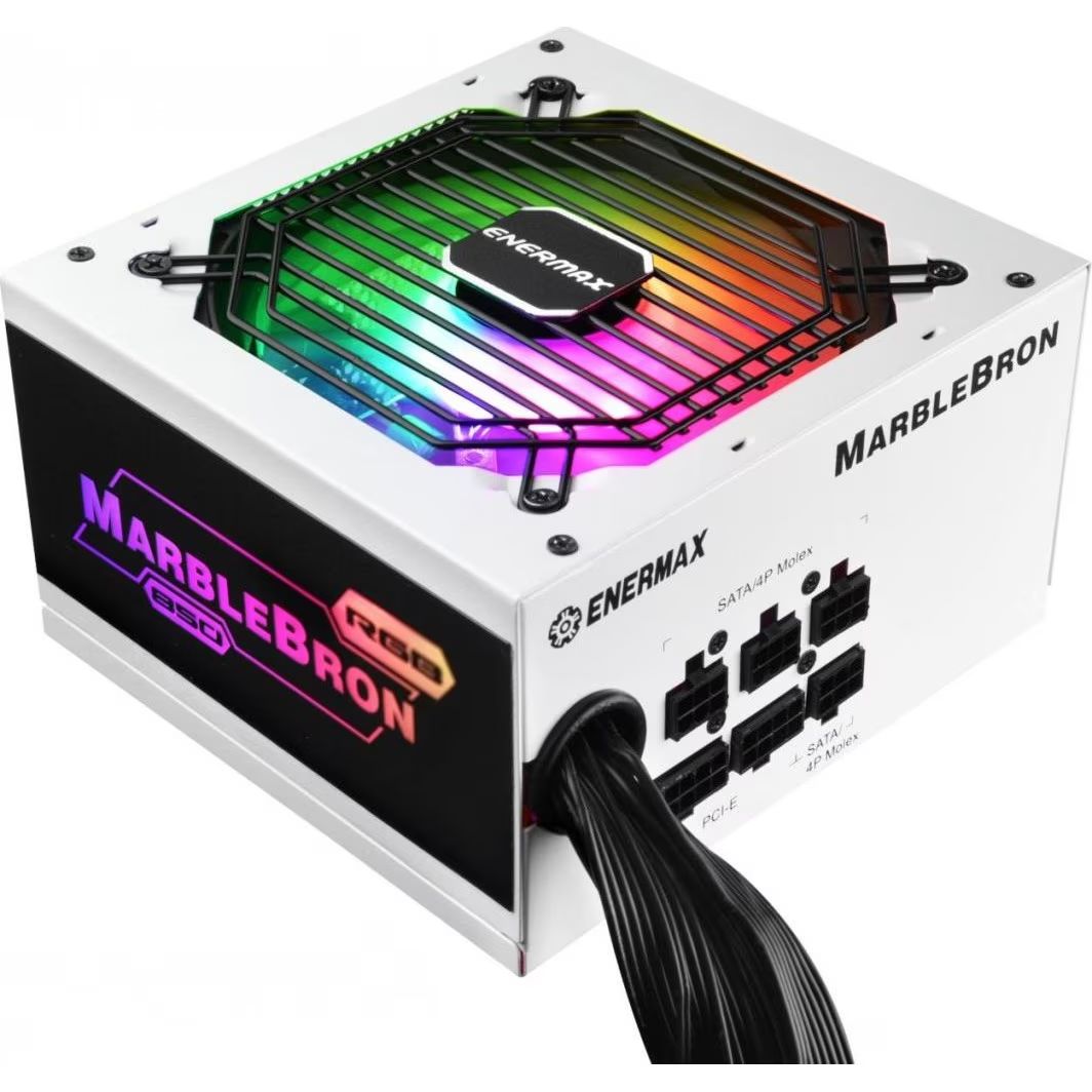 Enermax 850W 80+ Bronze Enermax MarbleBron RGB White