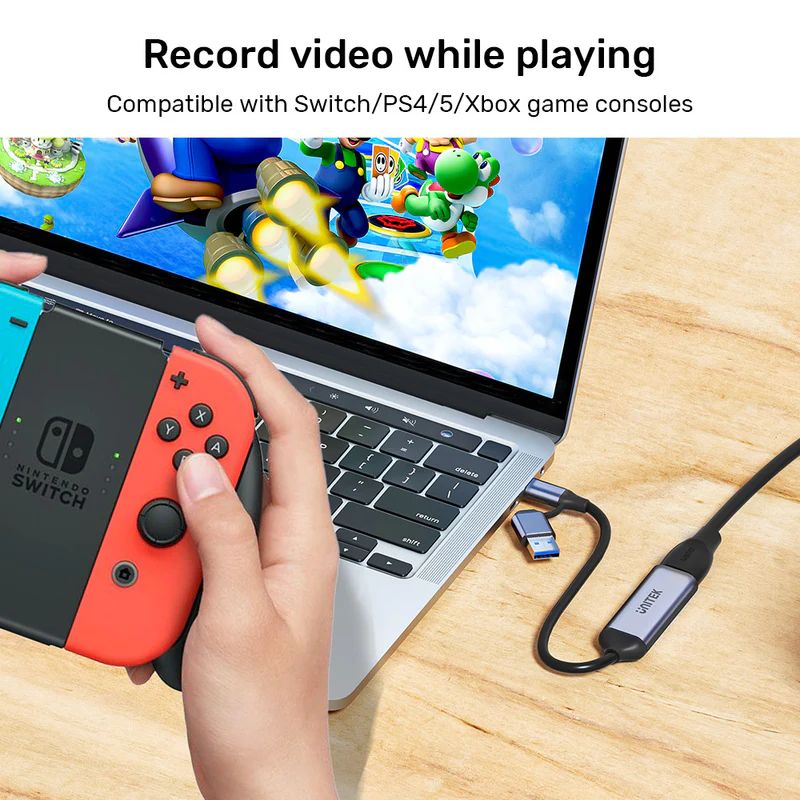 Unitek HDMI to USB-C/A Video Capture Card