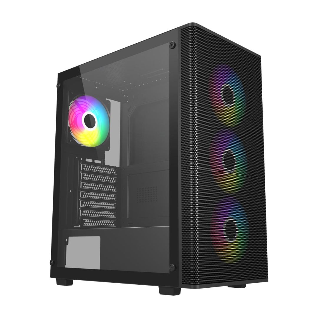 FSP M220 ARGB Tempered Glass Black