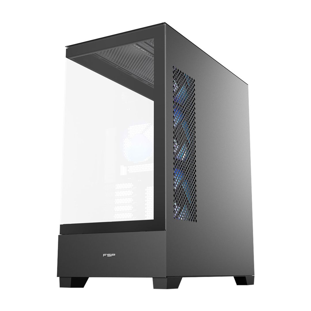 FSP M370 ARGB Tempered Glass Black