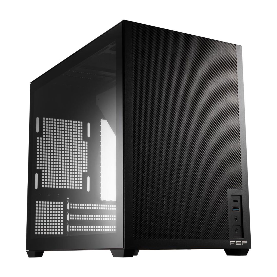 FSP S210 tempered Glass Black