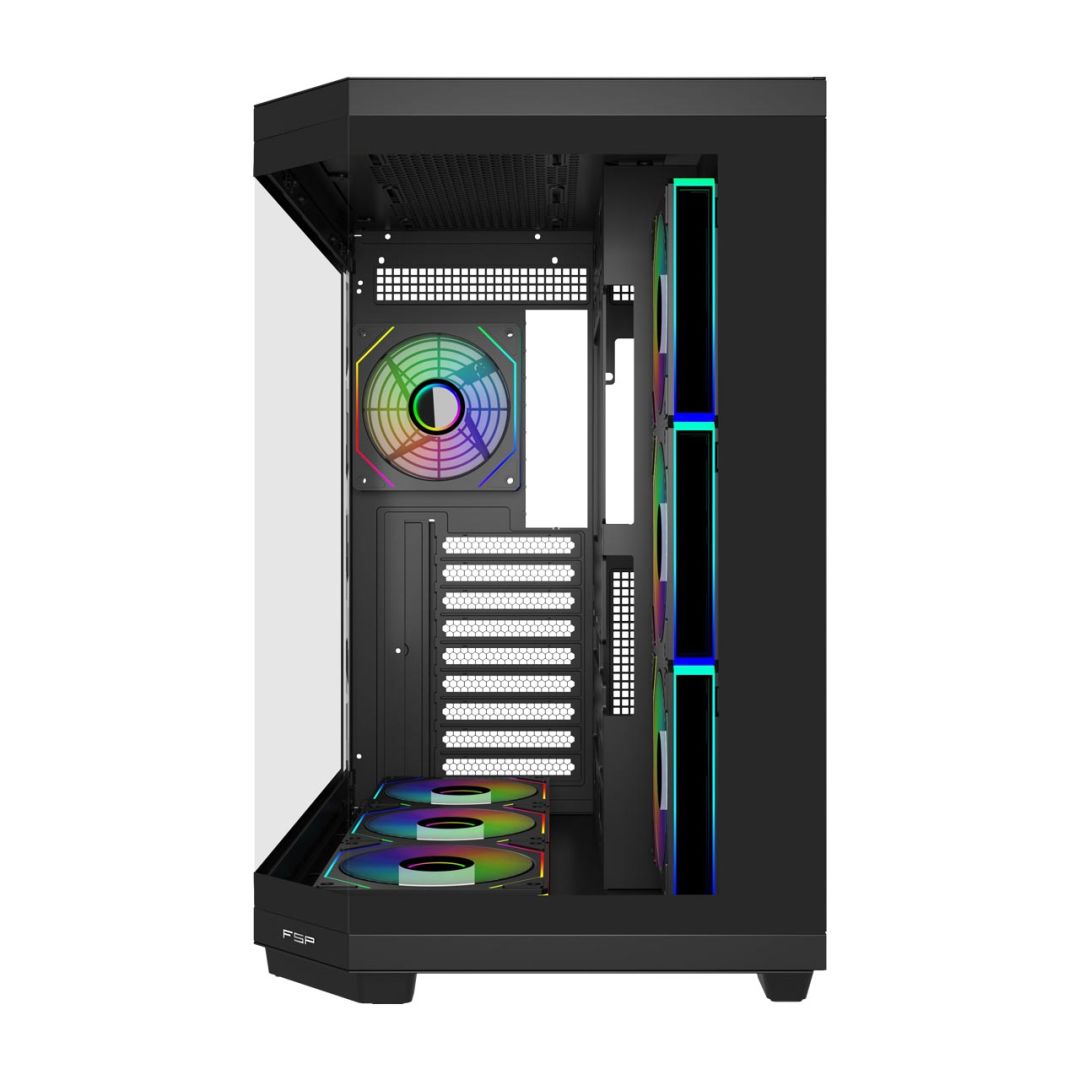 FSP U580 ARGB Tempered Glass Black